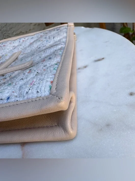 Chanel Tweed PVC Large Wristlet Clutch - Picture 13 of 16